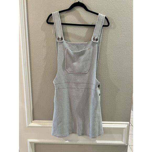 Zara Light Blue Denim Romper - Picture 1 of 7